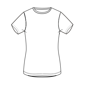 Fashion sewing patterns for LADIES T-Shirts Running T-Shirt 9252